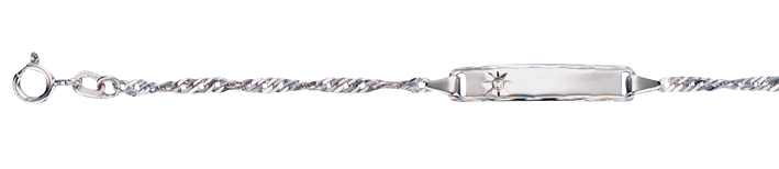 Id-Armband Singapur 2.4mm