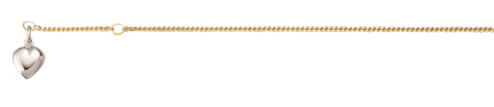 Ankle chain Curb chain 1.4mm