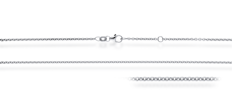 Collier mit Zwischenöse Anker rund 2mm