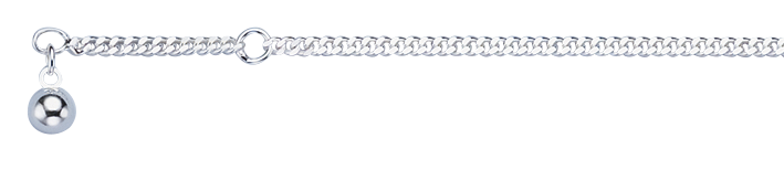 Ankle chain Curb chain 2.1mm