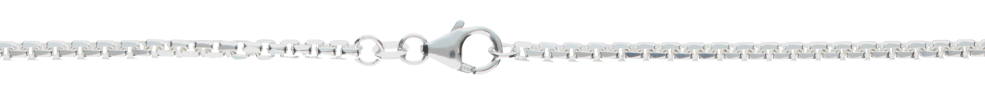 Collier Venezia 4-kant (dachförmig) 2.7mm
