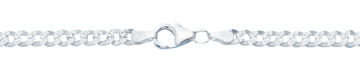 Necklace Curb chain 4.3mm