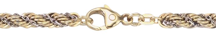 Armband Kordel hohl 4.4mm