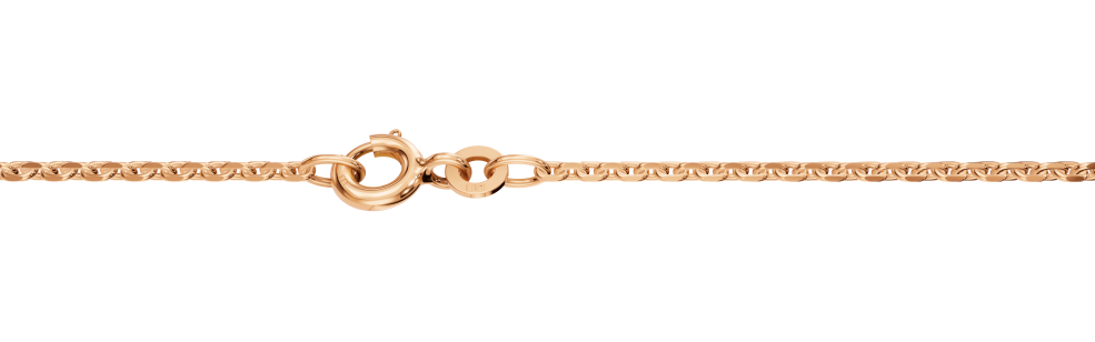 Necklace Anchor diamond cut 1.9mm