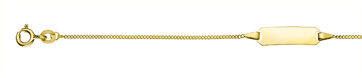 Id-Bracelet Curb chain 1.1mm