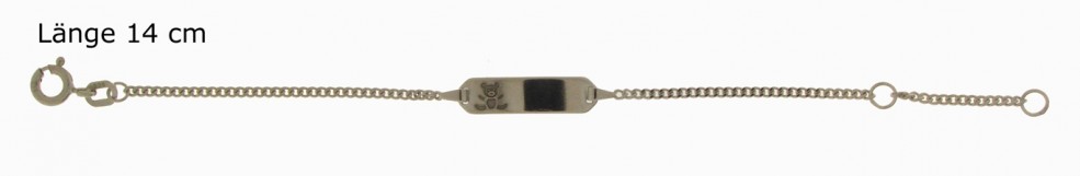 Id-Bracelet Curb chain 1.7mm