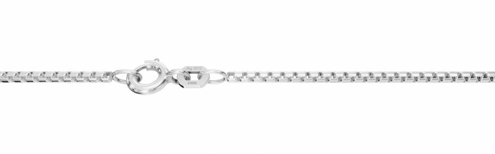 Necklace Round box chain 1.5mm