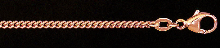 Necklace Curb chain round 2.4mm