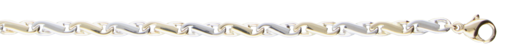 Necklet Eight-chain chain width 3.8mm