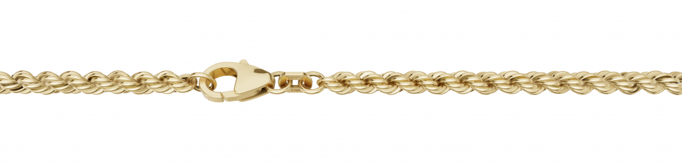 Necklace Rope chain solid 3.2mm