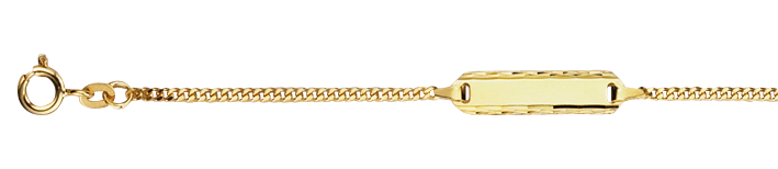 Id-Bracelet Curb chain 1.7mm