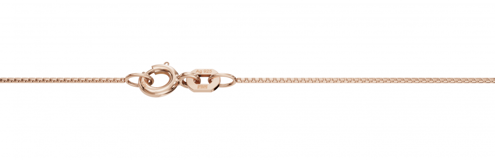 Necklace Round box chain 0.8mm