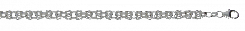 Bracelet Byzantine chain 5mm
