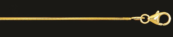 Necklace Snake diamond cut 0.9mm