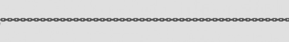 Necklace incl.loop Anchor diamond cut 1.15mm