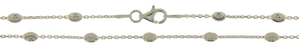 Bracelet Anchor diamond cut