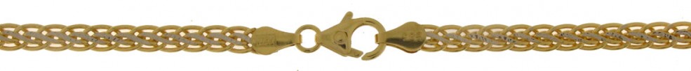 Bracelet Wheat chain hollow chain width 3.8mm