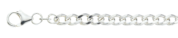 Bracelet Curb chain hollow 4.8mm