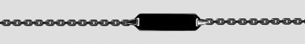 Id-Armband Anker diamantiert