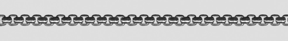 Bracelet Round box chain chain width 3.7mm