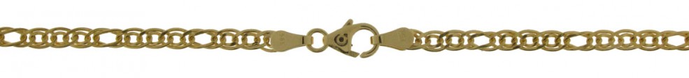 Bracelet Curb chain hollow chain width 2mm