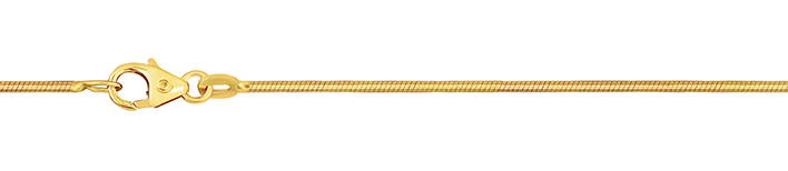 Necklace Snake diamond cut 1mm
