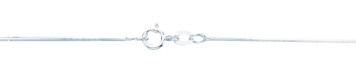 Necklet Snake diamond cut chain width 0.9mm
