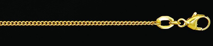 Necklace Curb chain round 1.4mm
