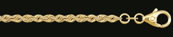 Necklace Rope chain solid 2.8mm