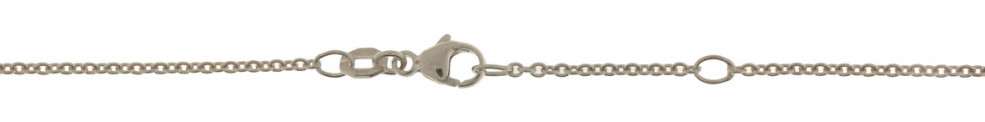 Collier mit Zwischenöse Anker rund 1.5mm