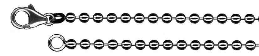Collier Kugelkette 3mm