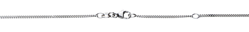 Necklace incl.loop Curb chain 1.4mm
