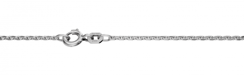 Necklace Anchor diamond cut 1.9mm