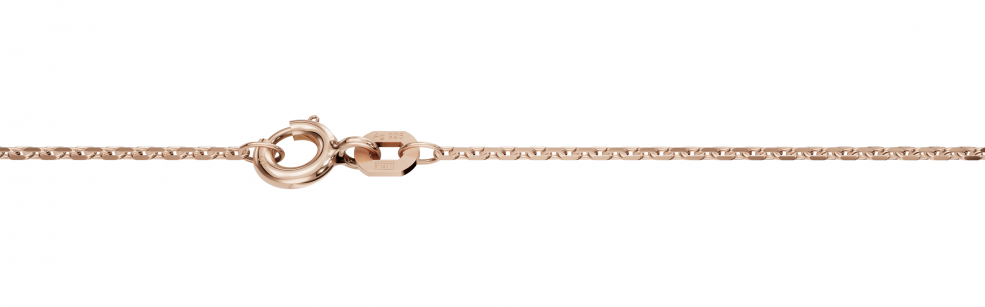 Necklace Anchor diamond cut 1.3mm