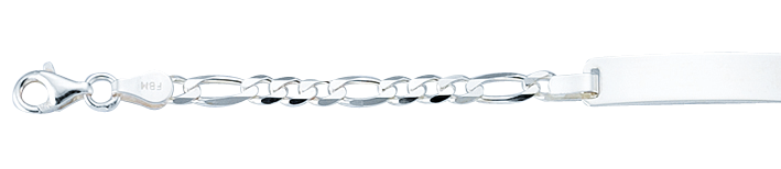Id-Bracelet Figaro 3.8mm