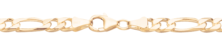 Collier Figaro diamantiert 6mm