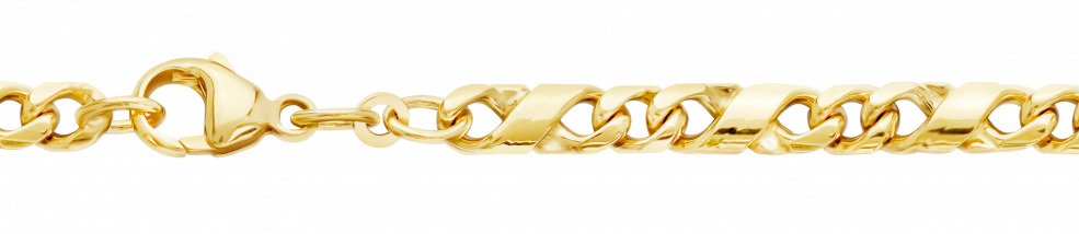 Collier Dollar-Kette 4.9mm