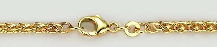 Bracelet Wheat chain hollow chain width 3.2mm