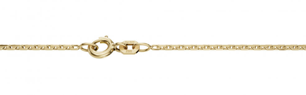 Collier Anker diamantiert 1.3mm