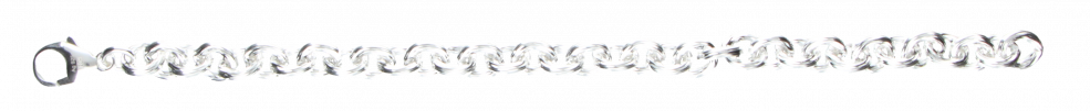 Bracelet Anchor grooved 7.8mm