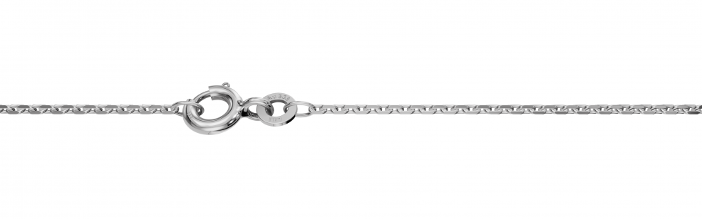 Necklace Anchor diamond cut 1.3mm
