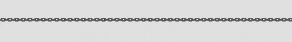 Collier mit Zwischenöse Anker diamantiert 1.15mm