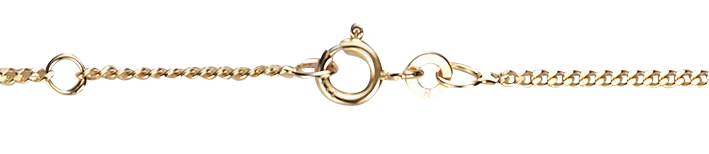 Collier mit Zwischenöse Panzer 1.7mm