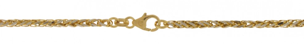 Bracelet Wheat chain hollow chain width 2.1mm