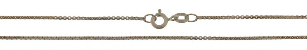 Necklace Round box chain 1.2mm