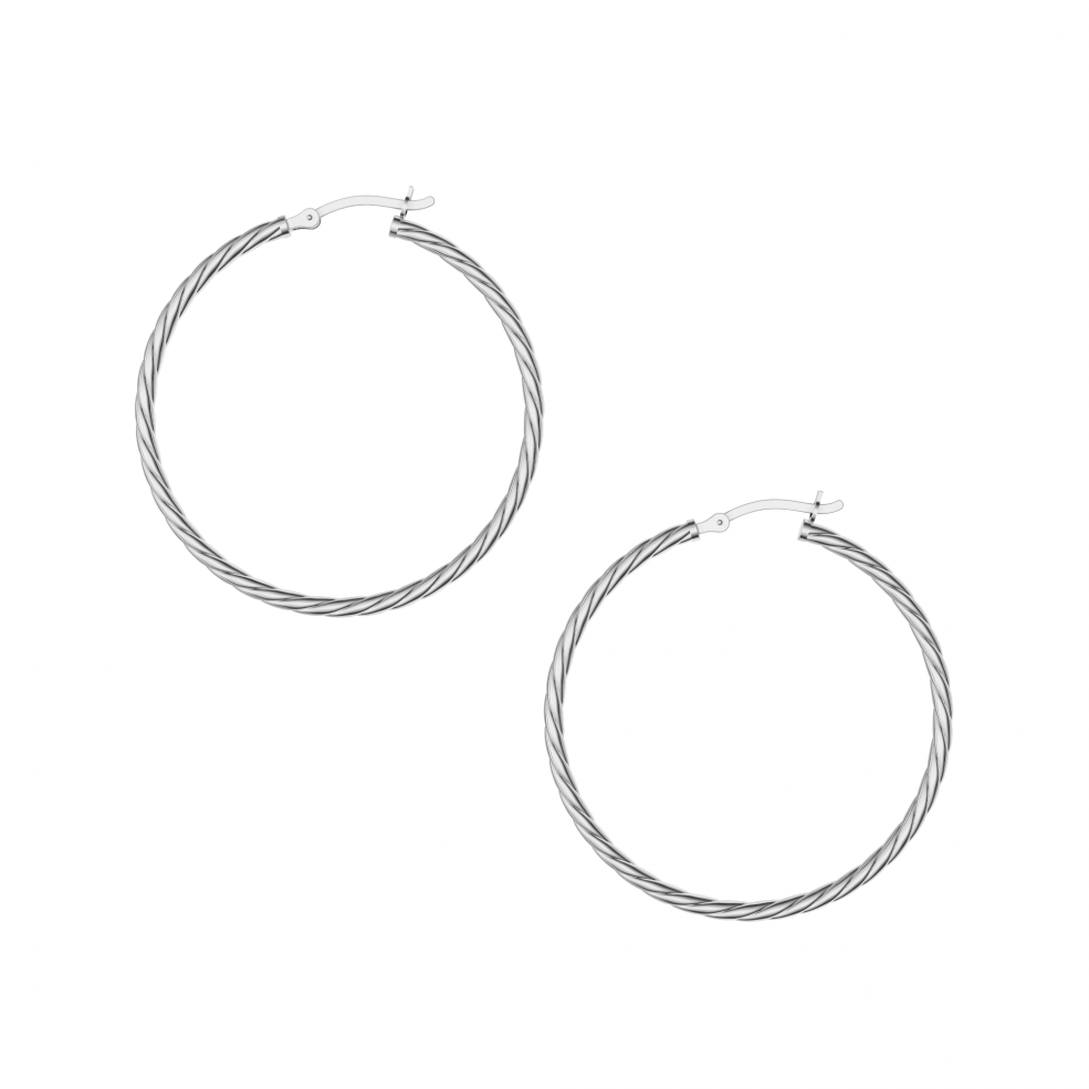 Earring ear hoops 2,0 mm