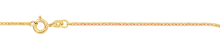 Bracelet Anchor diamond cut 1.3mm