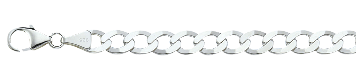 Necklace Curb chain 6.9mm