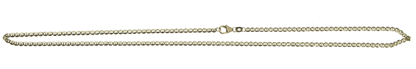 Necklace Curb trace chain hollow chain width 2.6mm