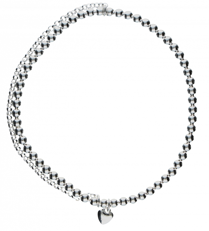 Armreif flexible Kugelkette 3mm